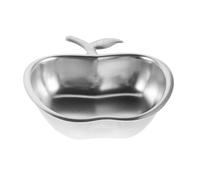 DIYEAH Plateau À Miel Festif En Acier Inoxydable Vaisselle De Fête De Bol De Service Au Miel Pour Les Fêtes Accessoires De Table En Acier Inoxydable Assiette Festive De Rosh