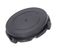 DIYEAH Plateau Rond Rotatif Bois pour Vase avec Roues Multidirectionnelles Base de Support Rétro pour Pots de Fleurs Pratique et Protecteur pour Intérieur