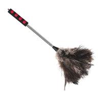 DIYEAH Plumeau Autruche Réutilisable à Télescopique Extensible Jusqu à et pour Dépoussiérage Meubles Ventilateurs Plafond et Plafonds Hauts Brosse Nettoyage Polyvalente Maison Bureau