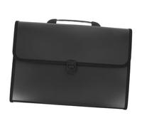 DIYEAH Pochette à Documents Multicouche A4 Extensible Grosse Capacité Poignée Paquet Organiseur de Fichiers Bureau Professionnel Élève