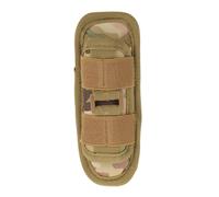 DIYEAH Pochette de Ceinture Tactique Camouflage pour Lampe Torche Portable, Étui Rotatif 360° en Nylon Résistant, Support Multifonction Réglable pour Chasse, Randonnée et Usage Extérieur