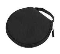 DIYEAH Pochette de Rangement pour CD Protège Les Disques Capacité 20 Disques en Tissu Oxford Noir Fermeture Éclair et s'adapte à Tout Paquet