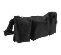 DIYEAH Pochette de Taille de Nettoyage en Toile Noire, Mains | Multiples Poches, pour Bouteilles Pulvérisatrices et Chiffons, Usage Entrepôt et Jardinage
