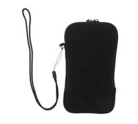 DIYEAH Pochette porte- zippée avec cordon, menstruel portable noir | Pochette intérieure en filet pour serviettes hygiéniques, idéale pour les voyages et les adolescentes. Organisateur
