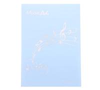 DIYEAH Pochette pour partitions de piano, 6 pages, extensible, format A4. | Pochette pliable pour partitions, porte-partitions pour arrangements, exercices, écoles, facile à ouvrir, non réfléchissante