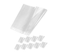 DIYEAH Pochettes pour Négatifs de Film Perforées 120 Trous, Lot de 10 Set de Pièces, Protège-Pages Étanches en Polyéthylène pour Archivage Photo, Compatible Classeurs, Conservation