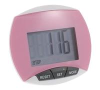 DIYEAH Podomètre Électronique, Compteur de Marche Créatif, Abs, Rose, Portable, Comptage Précis des Pas, Gestion Santé, Course et L’entraînement, Amateurs de Sports de Plein Air