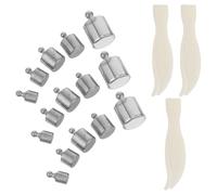 DIYEAH Poids d'Étalonnage en Fer 100 G par Boîte Lot de 3 set de sets de Boîtes Accessoires pour Balances de Laboratoire et Balances de Précision Calibrage Précis pour Usage