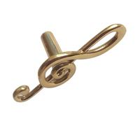 DIYEAH Poignée Laiton Forme de Note de Musique Bouton Décoratif pour Porte Armoire Tiroir et Commode Poignée Durable Résistante pour Décoration Intérieure