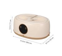 DIYEAH Portable Travel Clothes Dryer Compact Foldable Electric Mini Dryer Machine With Smart Heating For Fiber-friendly Quick And Quiet Clothes Drying In Apartments Rvs And Dorms Eu Plug