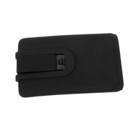 DIYEAH Porte-Cartes Adhésif pour Téléphone Portable, Étui en Silicone Noir 5,8 X 9,4 Cm, Portefeuille Fin et Léger Compatible Usage Quotidien et Voyage