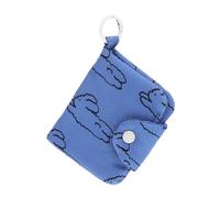 DIYEAH Porte Cartes Élégant pour Femmes Petit Porte Pratique avec Design Portable et Look Chic pour Clé Sac à Main ou Poche Facile à Entretenir et Lapin Bleu