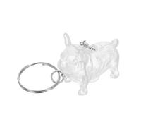 DIYEAH Porte-clés Commémoratif Chien et Chat Boîte Transparente pour Poils de Chien et Animaux Urne Souvenir Portable Légère Cadeau pour Amoureux des Animaux