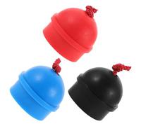 DIYEAH Porte-Craie pour Billard Lot de 3 Pièces en Caoutchouc Robuste, Accessoire Portable Compatible Craies Standard, Étui Multi-Couleurs pour Salle de Loisirs et Jeu