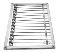 DIYEAH Porte de Cage Acier Inoxydable pour Pigeons Entrée Sécurisée à Barres Métalliques Accessoire pour Maison Oiseaux et Élevage