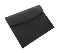 DIYEAH Porte-documents Cuir Dossier Avec Fermeture à Pression Organiseur De Fichiers Pochette De Bureau Pour Rangement Sécurisé Et Transport Facile