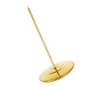 DIYEAH Porte-Facture en Acier Inoxydable Doré Porte-Reçu Spike Base Stable Hauteur Env 2 CM pour Restaurant Bar la Cuisine et Bureau Accessoire Ustensile la Cuisine Professionnel