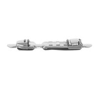 DIYEAH Porte-Moulinet pour Canne à pêche Siège de Moulinet en Acier Inoxydable argenté Base de Canne à pêche Grande Taille Installation Facile pour pêche en mer