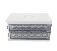 DIYEAH Porte-œufs type tiroir pour réfrigérateur - Boîte de conservation ménagère à 36 compartiments pour œufs frais - Boîte de rangement pour fruits et légumes sur étagère de réfrigérateur