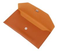 DIYEAH Portefeuille Enveloppe Budget Réutilisable en PU Marron, Paquet Multifonction Compartiments Cartes et Monnaie, Paquet Pratique pour Gestion des Dépenses et Organisation Financière