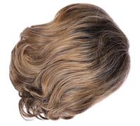DIYEAH Postiche Confortable Naturelle Fibre Femmes en Courte Bou Style Porter Ligne Frontale Réaliste Mode à Cosplay et Fêtes à Thème
