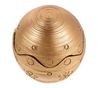 DIYEAH Pot à Bijoux en Résine Dorée D'œuf de Pâques de Style Européen avec Couvercle, Organiseur Élégant pour Bijoux Coiffeuse ou Table de Nuit