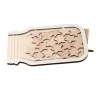 DIYEAH Pot à Récompenses en Bois Étoiles Colorées 1 Pièce - Système de Récompense Éducatif pour Garçon et Filles Outil de Gestion du Comportement en Classe et Décoration DIY