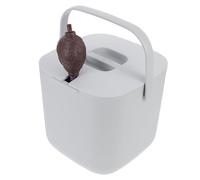 DIYEAH Poubelle à Thé Plastique Robuste avec Filtre à Mailles Fines Bac à Déchets Thé Portable pour Bureau et Maison Stockage Pratique Couleur Aléatoire Couleur Aléatoire