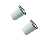 DIYEAH Poubelle en Plastique à Anneau de Pression, Ouverte, 27x17,5x24,8 | PP, pour Bureau et Salle D’étude, Maintien du Paquet, Accès Rapide, Déchets Papier