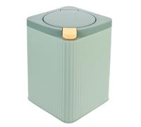 DIYEAH Poubelle Ménagère avec Couvercle 15L en Plastique Vert Grosse Capacité Multifonction Cuisine Salle de Bain et Salon Compacte et Pratique pour Usage Domestique