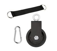 DIYEAH Poulie de Fitness à Sangle en Nylon Crochet, Rotation 360° Anti-Torsion, Poulie Fixe pour Équipement Gym et Machine Câble, Accessoire Musculation pour Entraînement Bras et Dos