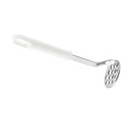 DIYEAH Presse-purée Facile à Utiliser Manuel en Acier Inoxydable 304 Blanc et Pp et Compatible Lave-vaisselle, pour Pommes de Terre et Citrouilles