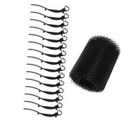 DIYEAH Protection de Gouttière Plastique Maille Débris pour Évacuation Eau avec Clous pour Jardin et Courtyard