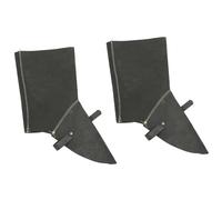 DIYEAH Protections Chaussures Cuir Soudage Résistantes Chaleur et Abrasion Guêtres Soudeur Ajustables Couvre-Chaussures Durables Cuir pour Sécurité Au Travail