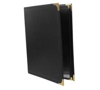 DIYEAH Protège-menu Transparent PVC Format Classique Classeur Menu Restaurant Léger avec Coins Arrondis Couverture pour Menus et Cartes Facile à Ranger Utiliser