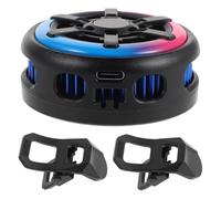 DIYEAH Radiateur Magnétique pour Téléphone Portable Ventilateur Rgb avec Affichage de Température Léger et Portable pour Gaming et Appareils Mobiles