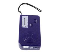 DIYEAH Radio à Manivelle Portable avec Lampe Torche LED Rechargeable par Panneau Solaire et Dynamo Radio FM Am Résistante et Compacte pour Camping Randonnée et Survie Plein Air