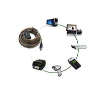 DIYEAH Rallonge de Câble USB de 10 M Noir en PVC Amplification du Signal et Transfert de Données Haute Vitesse pour Ordinateur et Imprimante