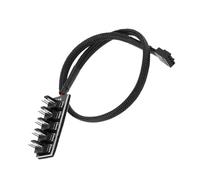 DIYEAH Rallonge du ventilateur de la carte mère USB extension prises électriques corde extenseur câble séparateur câble à 4 broches adaptateur connecteur Black