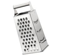 DIYEAH Râpe Manuelle en Acier Inoxydable 4 Faces, Usage Domestique Poignée Antidérapante, pour Préparer Légumes, Fruits et Fromage Rapidement