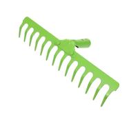 DIYEAH Râteau de Jardin Multifonction pour Désherbage et Ameublir la Terre Outil de Jardinage Robuste et Pratique pour Cultures et Espaces Verts