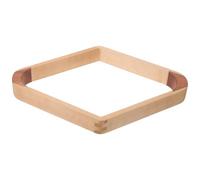 DIYEAH Râtelier à Boules de Billard en Bois Massif Forme Rhombique 19,3 X 19,3 Cm Support pour 9-balles Compatible Tables de Billard Standard Accessoire Professionnel pour Salle