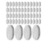 DIYEAH Recharge Diffuseur en Coton 200 Pcs Coussinets D'huiles Essentielles Diamètre 22 Mm Compatibles Pendentifs Aromathérapie 30 Mm Diffuseur Voiture, Collier, Bracelet Diffusion