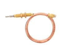 DIYEAH Remplacement du thermocouple de gaz : thermocouple de Chauffage pour | Filetage M8x1 avec écrou et embout pour chauffage de foyer extérieur, facile à installer et à remplacer