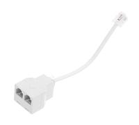 DIYEAH Répartiteur Téléphonique Détachable Vers Adaptateur De Prise Téléphonique Quatre Câbles Pratique Pour Bureau Et Maison Design Élégant