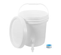 DIYEAH Réservoir d'eau Portable 10 L en Plastique Épais avec Robinet et Bande D'étanchéité, Seau à Eau de Camping Robuste pour Stockage Extérieur et Loisirs en Plein Air