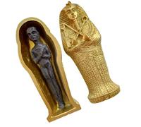 DIYEAH Résine Ornement de Momies pour Aquarium, Fête Halloween | Décorations Aquarium de Grosse Ambiance, Décor d Égypte, Accessoire pour Poissons, Table et Scène