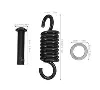DIYEAH Ressort Balancelle Robuste avec Goupille et Crochet pour Chaise Suspendue Kit de Réparation pour Hamac et Balançoire Installation Facile et Sécurité Renforcée