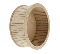 DIYEAH Roue De Course en Bois pour Hamster 22 Cm, Jouet Silencieux pour Cage, Accessoire D’Exercice pour Petits Rongeurs