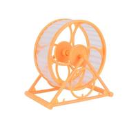 DIYEAH Roue Silencieuse Exercice pour Hamster Sportif pour Petits Animaux Roue de Course pour Cage Accessoire Hamster Nain Jaune